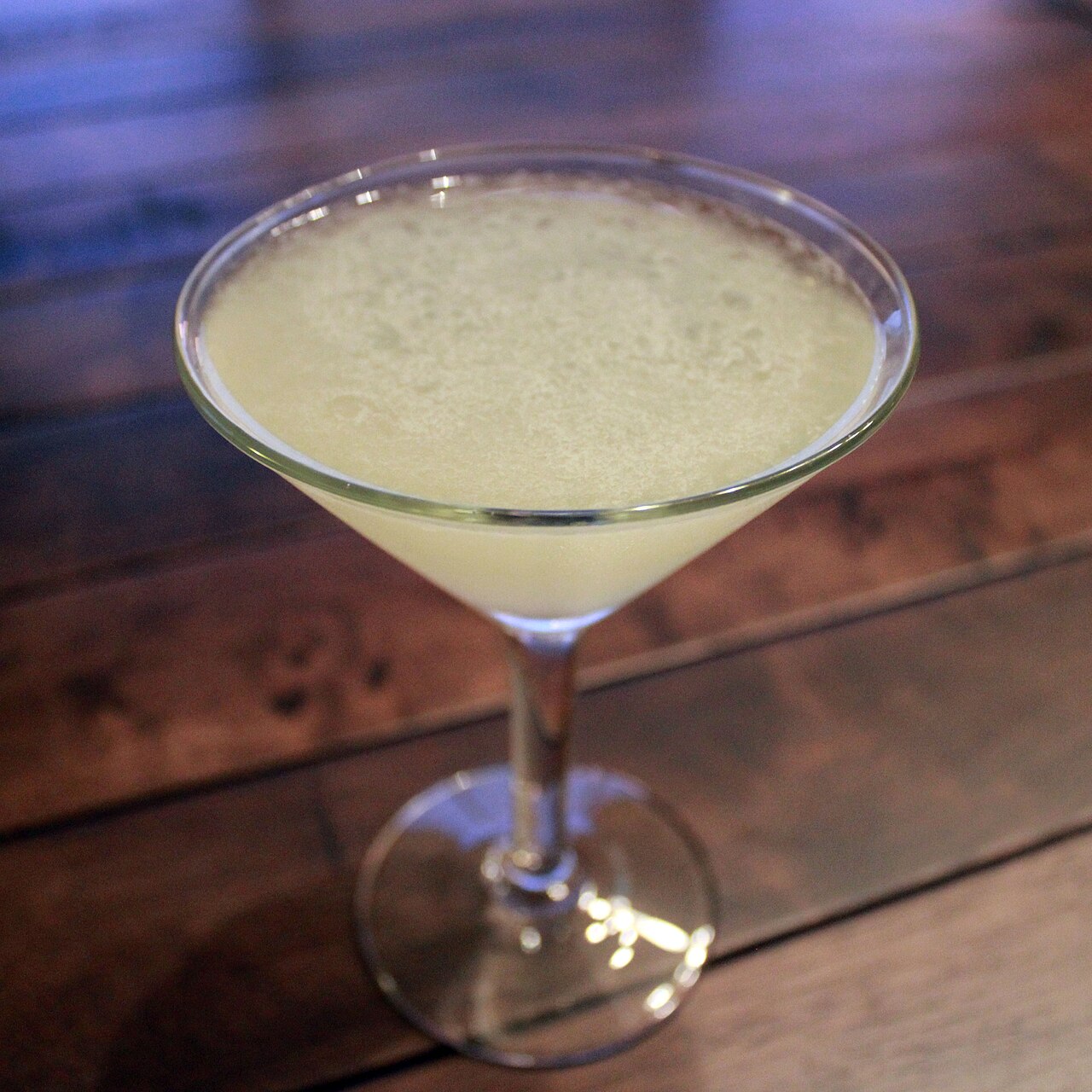 A classic daiquiri served up in a coupe glass